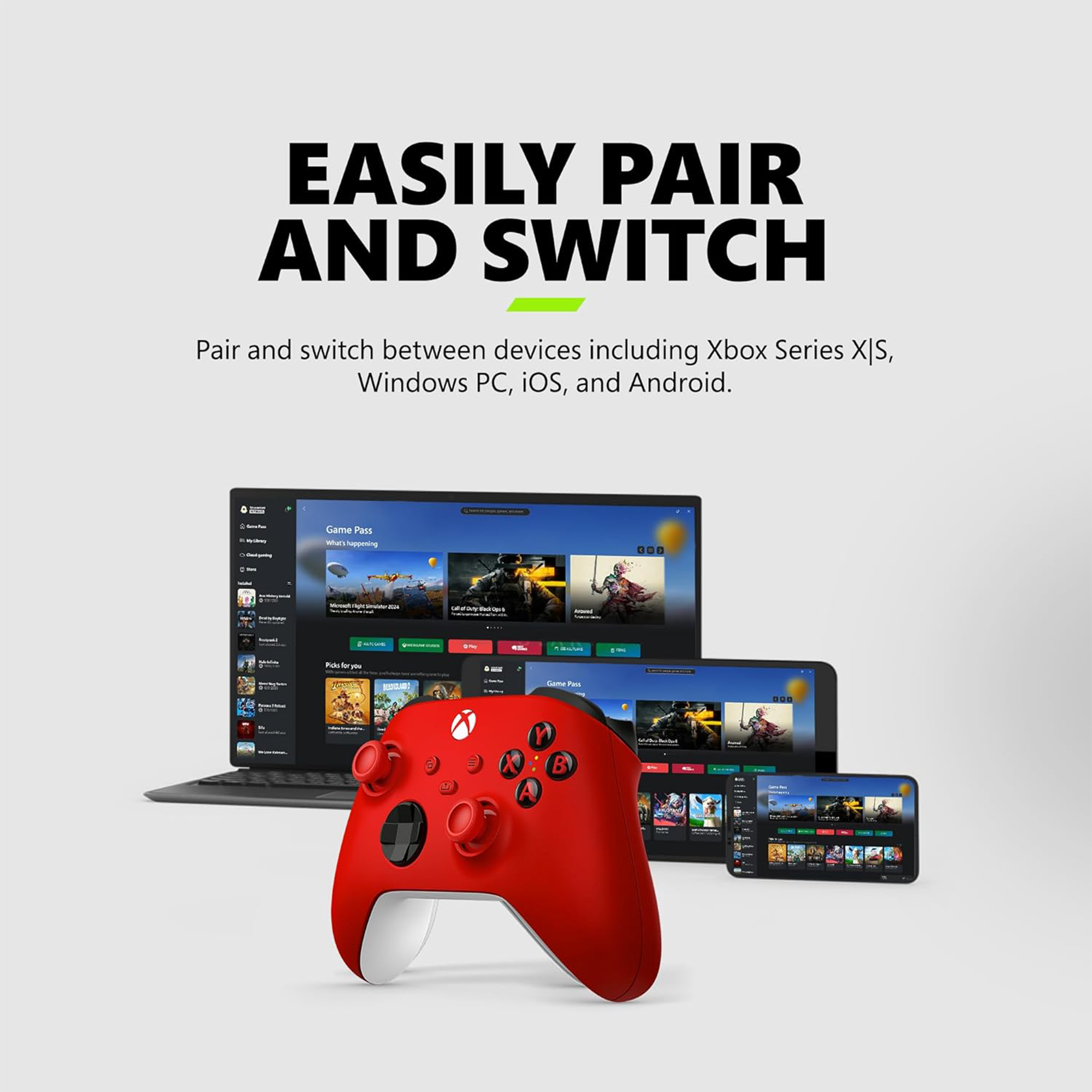Microsoft Xbox Wireless Controller V2 - Pulse Red