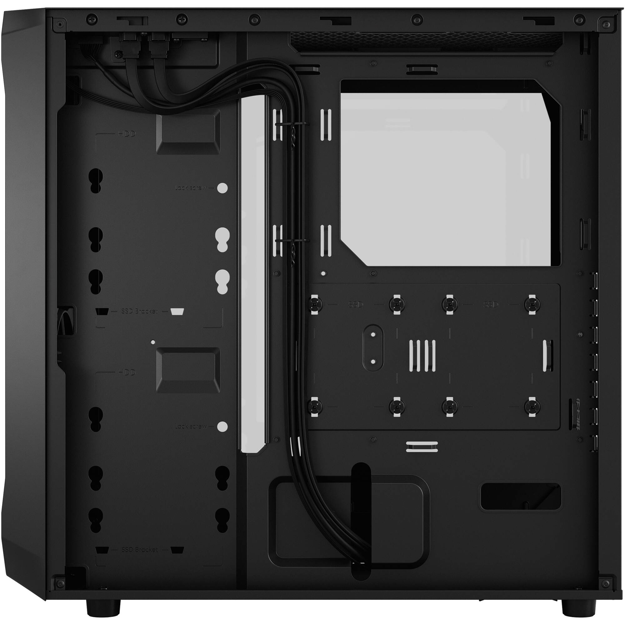 Fractal Design Focus 2 Mid-Tower Tempered Glass Window Case (Black)