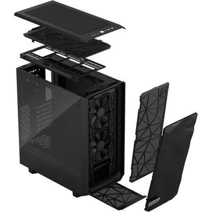 Fractal Design Meshify 2 Compact Mid-Tower Case w/ Light Tinted Glass Window (Black)