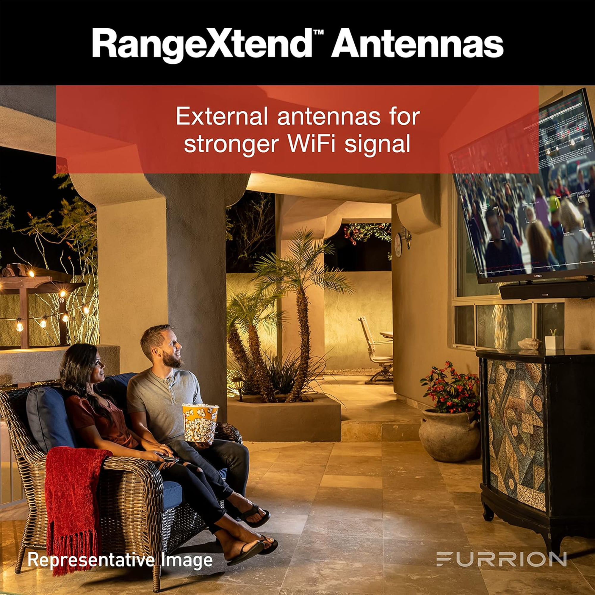 Furrion Aurora 43" 4K HDR Smart LED Outdoor TV (Full Shade) - FDUF43CSA