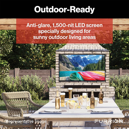 Furrion Aurora Sun 55" 4K HDR LED Outdoor Smart TV (Full Sun) - FDUN55CSA