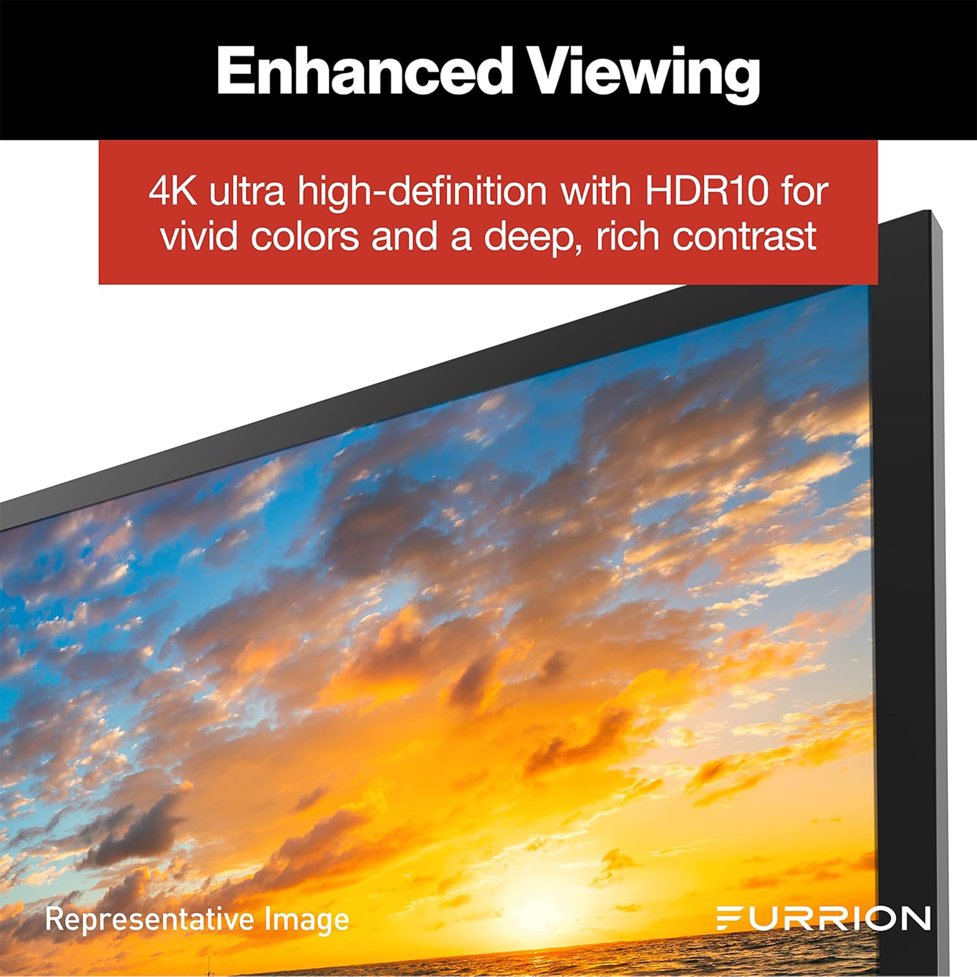 Furrion Aurora 65" 4K HDR Smart LED Outdoor TV (Partial Sun) - FDUP65CSA