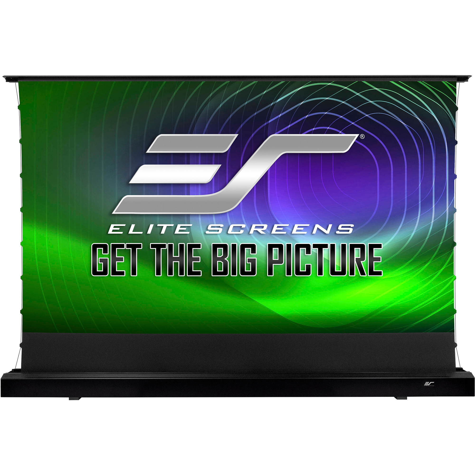 Elite Screens Kestrel Tab-Tension 3 FTE122H3-C4D 122" ALR Floor-Rising Electric Projection Screen
