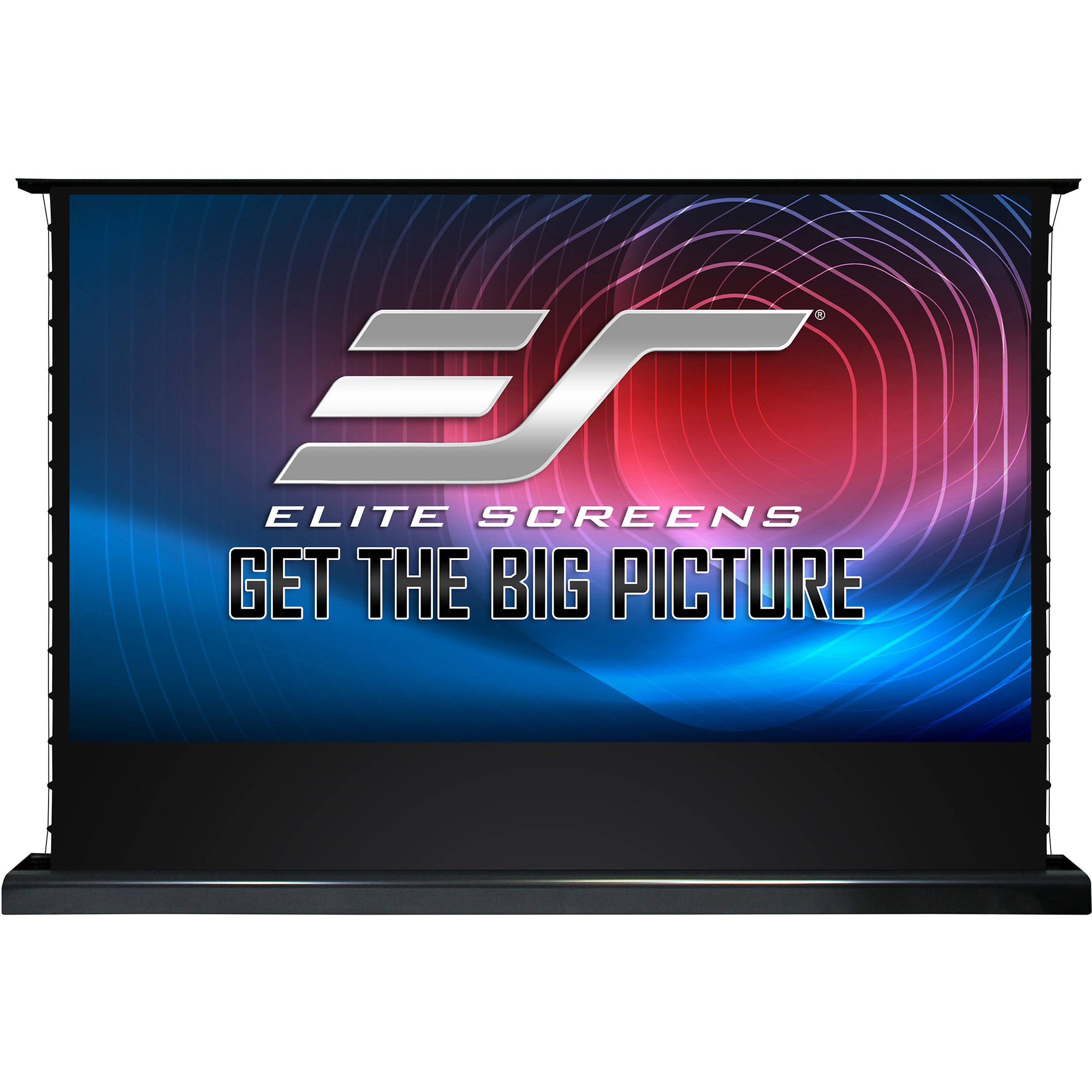 Elite Screens Kestrel Tab-Tension 3 FTE150H3 150" Electric Floor-Rising Projection Screen