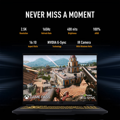 ASUS TUF Gaming F16 FX608 FX608LP-BS96 16" Gaming Notebook - NVIDIA GeForce RTX 5070 GPU | 165 Hz | Intel Core Ultra 9 275HX | 32 GB RAM |1 TB SSD | Jaeger Gray| Jaeger Gray