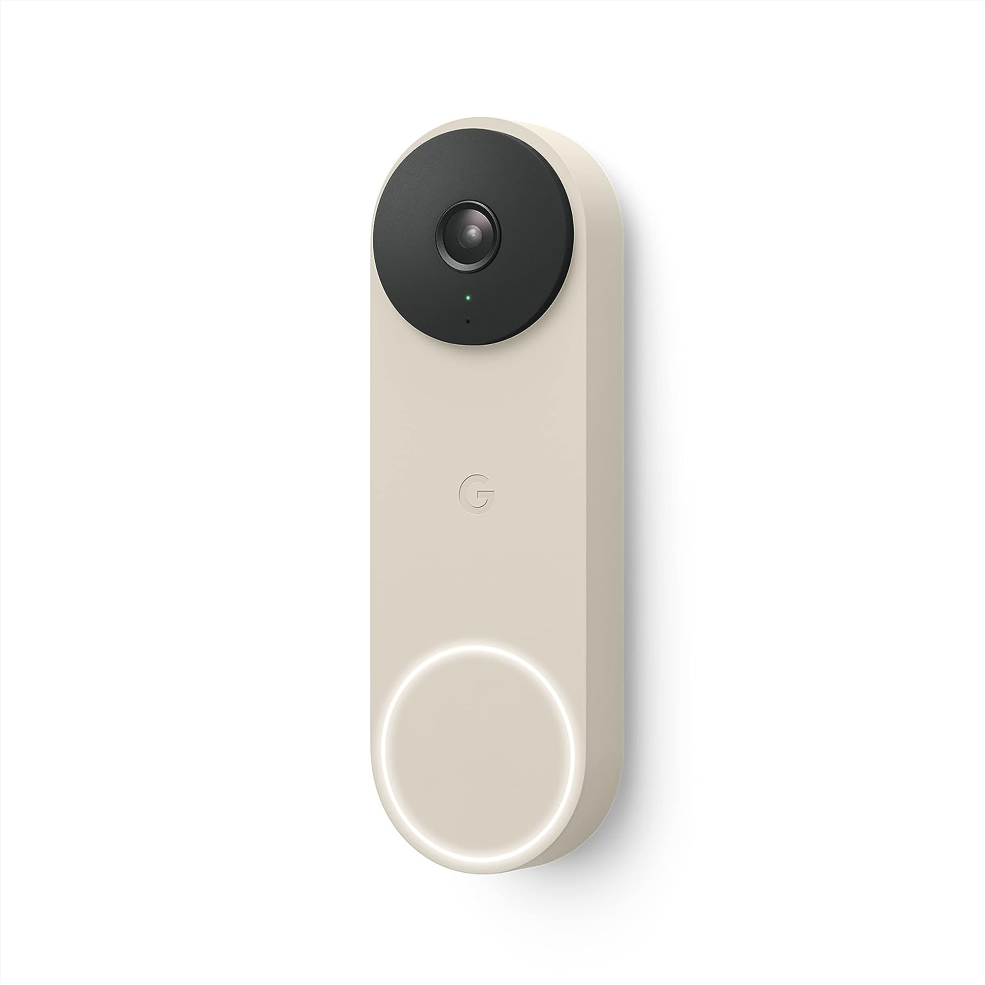 Google Nest Doorbell Wired (2nd gen) - Hardwired video doorbell with Wi-Fi® and two-way talk (Linen)
