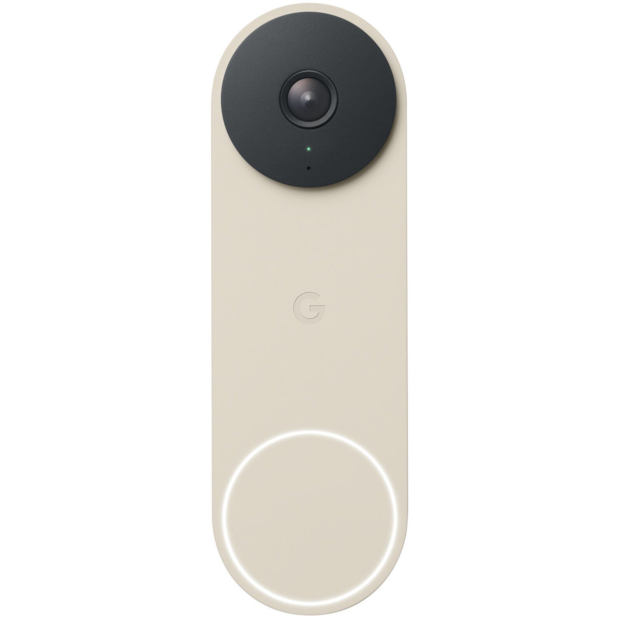 Google Nest Doorbell Wired (2nd gen) - Hardwired video doorbell with Wi-Fi® and two-way talk (Linen)