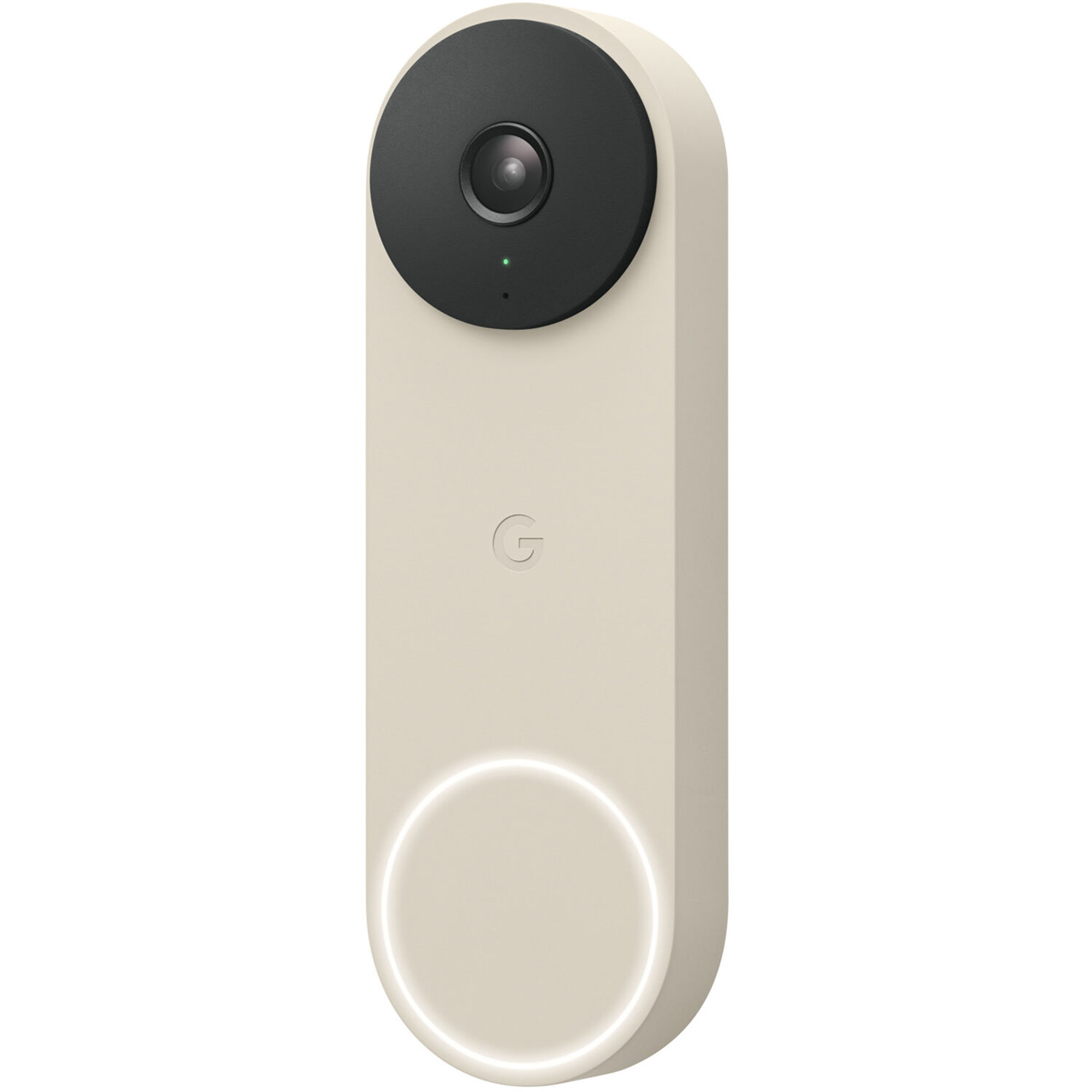 Google Nest Doorbell Wired (2nd gen) - Hardwired video doorbell with Wi-Fi® and two-way talk (Linen)