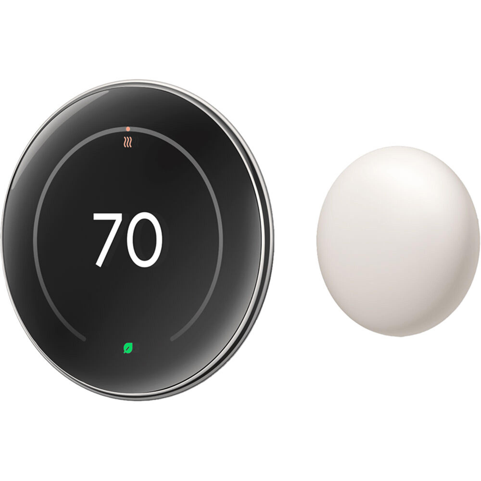 Google Nest Smart Learning Thermostat 4th Gen (Polished Obsidian)