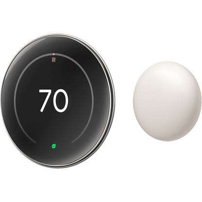 Google Nest Smart Learning Thermostat 4th Gen (Polished Obsidian)