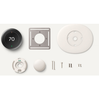 Google Nest Smart Learning Thermostat 4th Gen (Polished Obsidian)