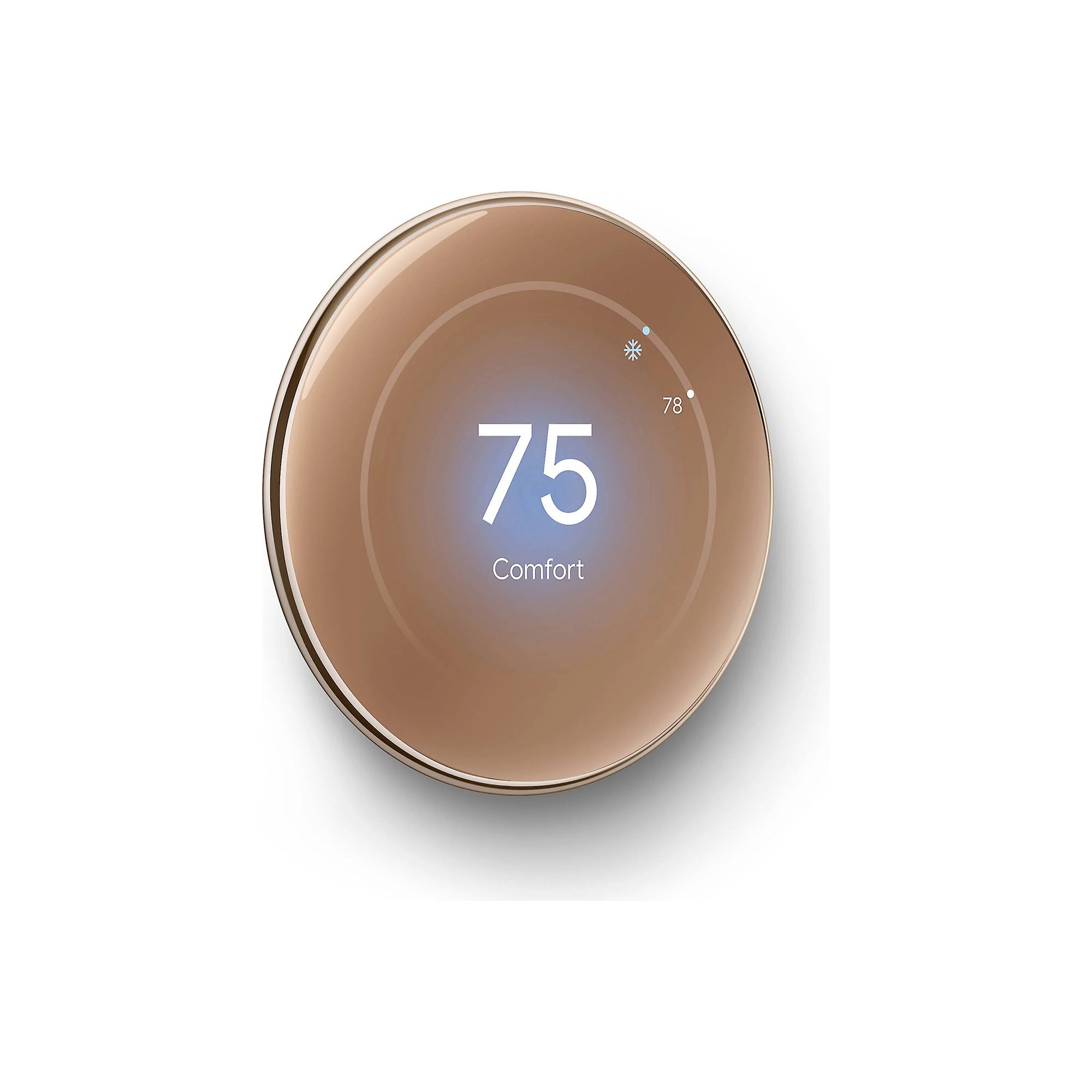 Google Nest Smart Learning Thermostat 4th Gen (Polished Gold)