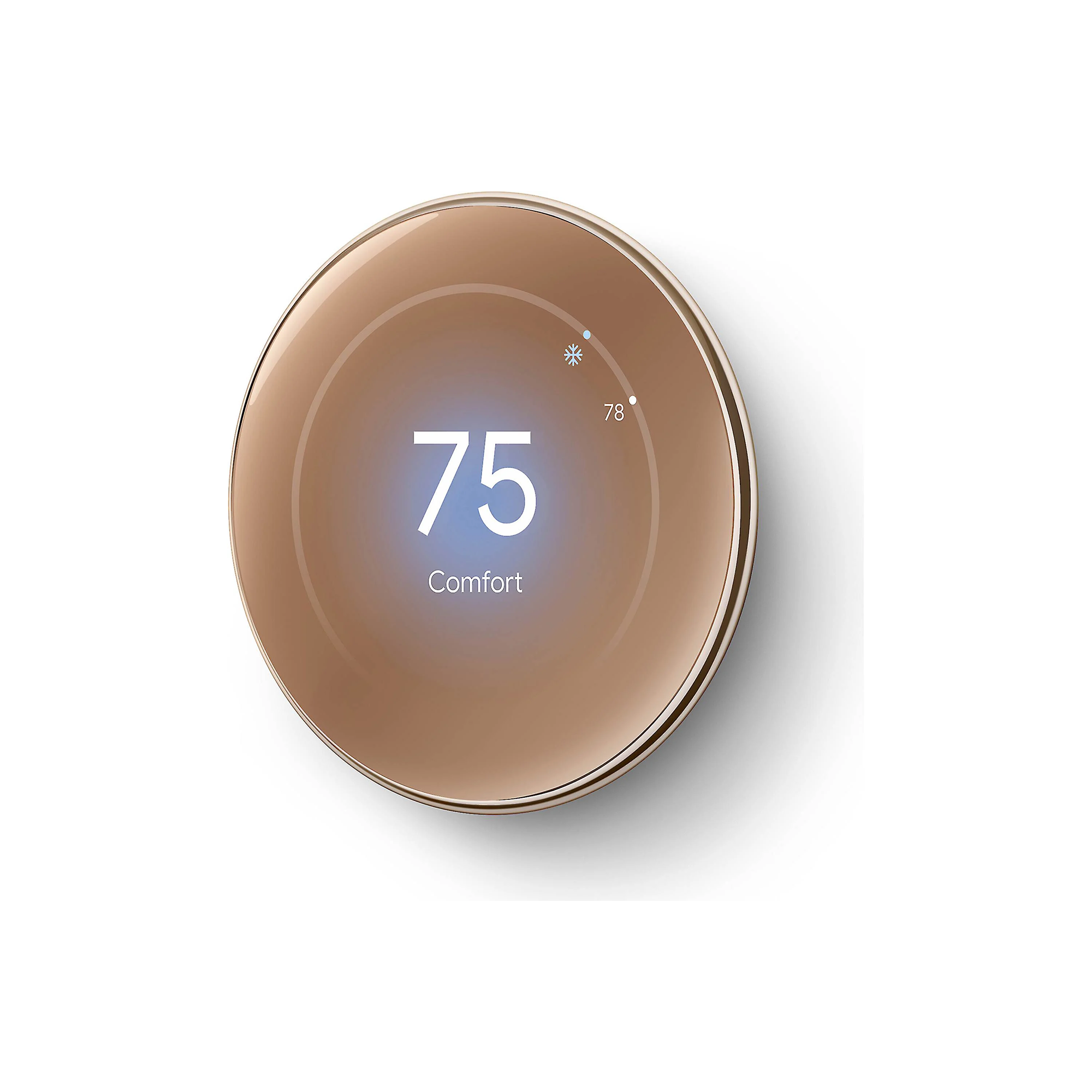 Google Nest Smart Learning Thermostat 4th Gen (Polished Gold)