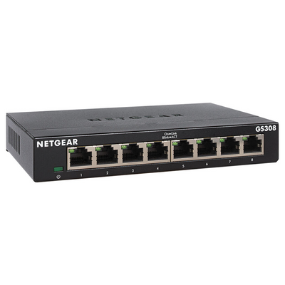 Netgear 8-Port Business Essentials Gigabit Ethernet Unmanaged Switch - GS308-300PAS