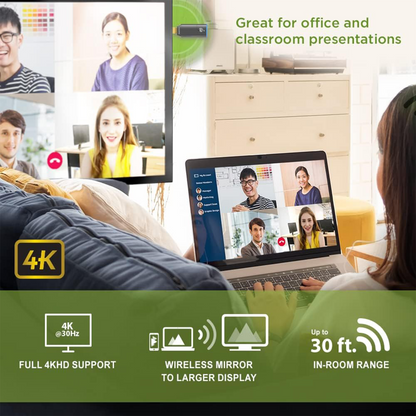 IOGEAR Mini Wireless 4K UHD Screen Sharing Receiver