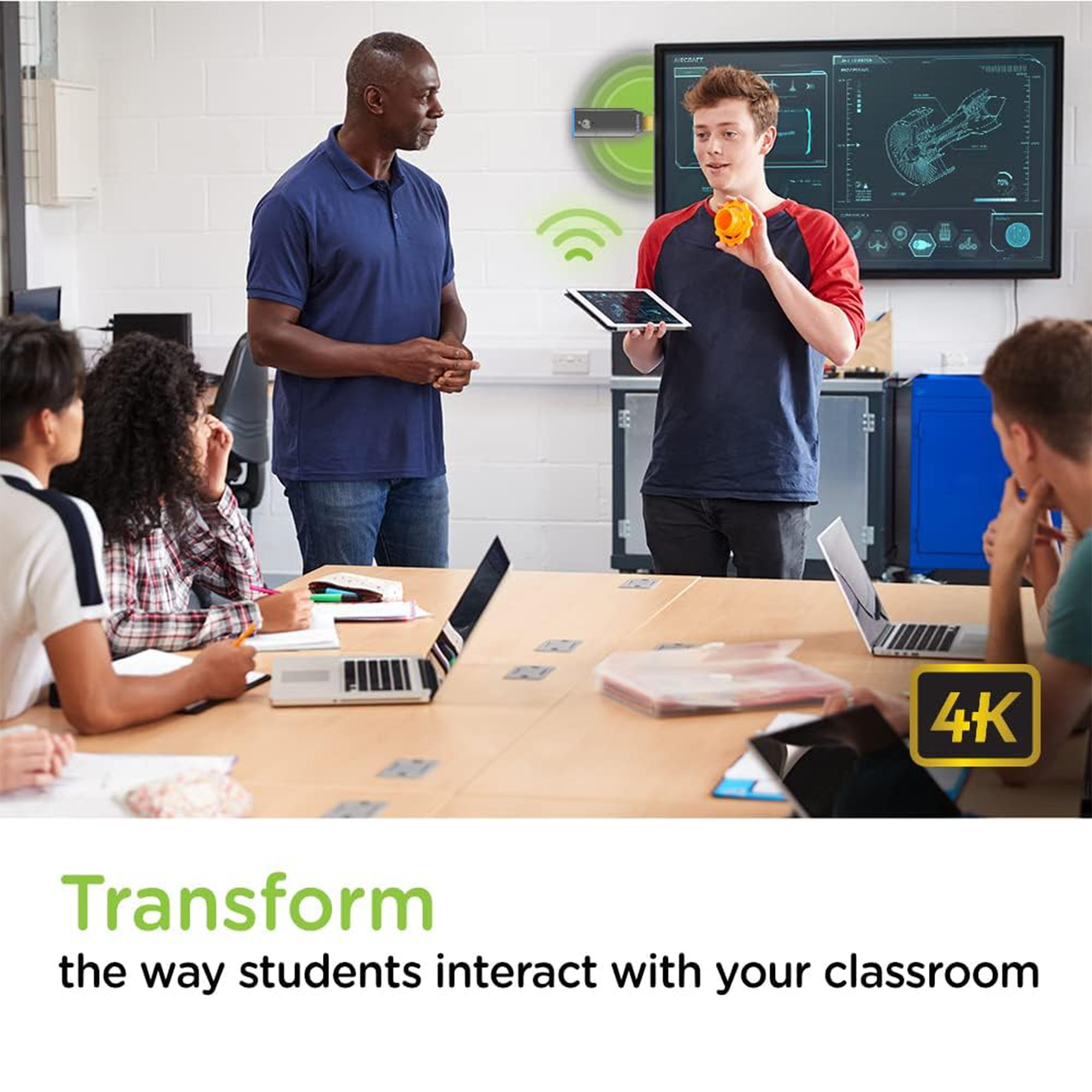 IOGEAR Mini Wireless 4K UHD Screen Sharing Receiver