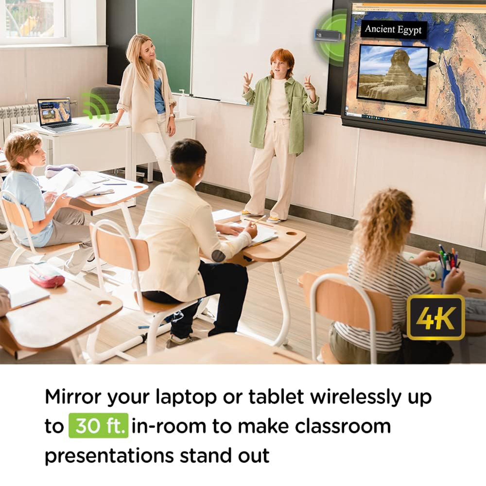 IOGEAR Mini Wireless 4K UHD Screen Sharing Receiver