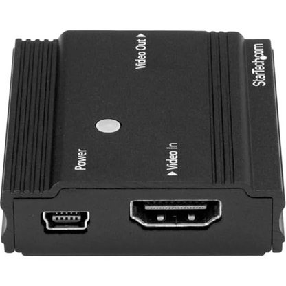 StarTech HDBOOST4K HDMI 4K Signal Booster - HDMI Repeater Extender - 4K 60Hz - Use this repeater to amplify your 4K HDMI signal and extend it. using a standard HDMI cable