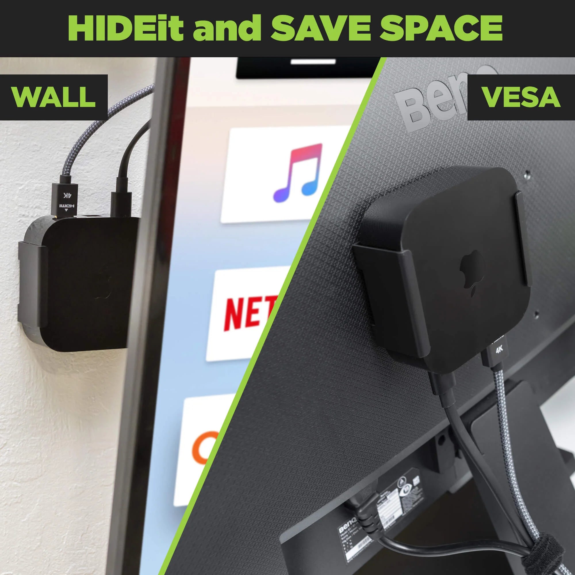 HIDEit Mounts for Apple TV 4K 3rd Gen