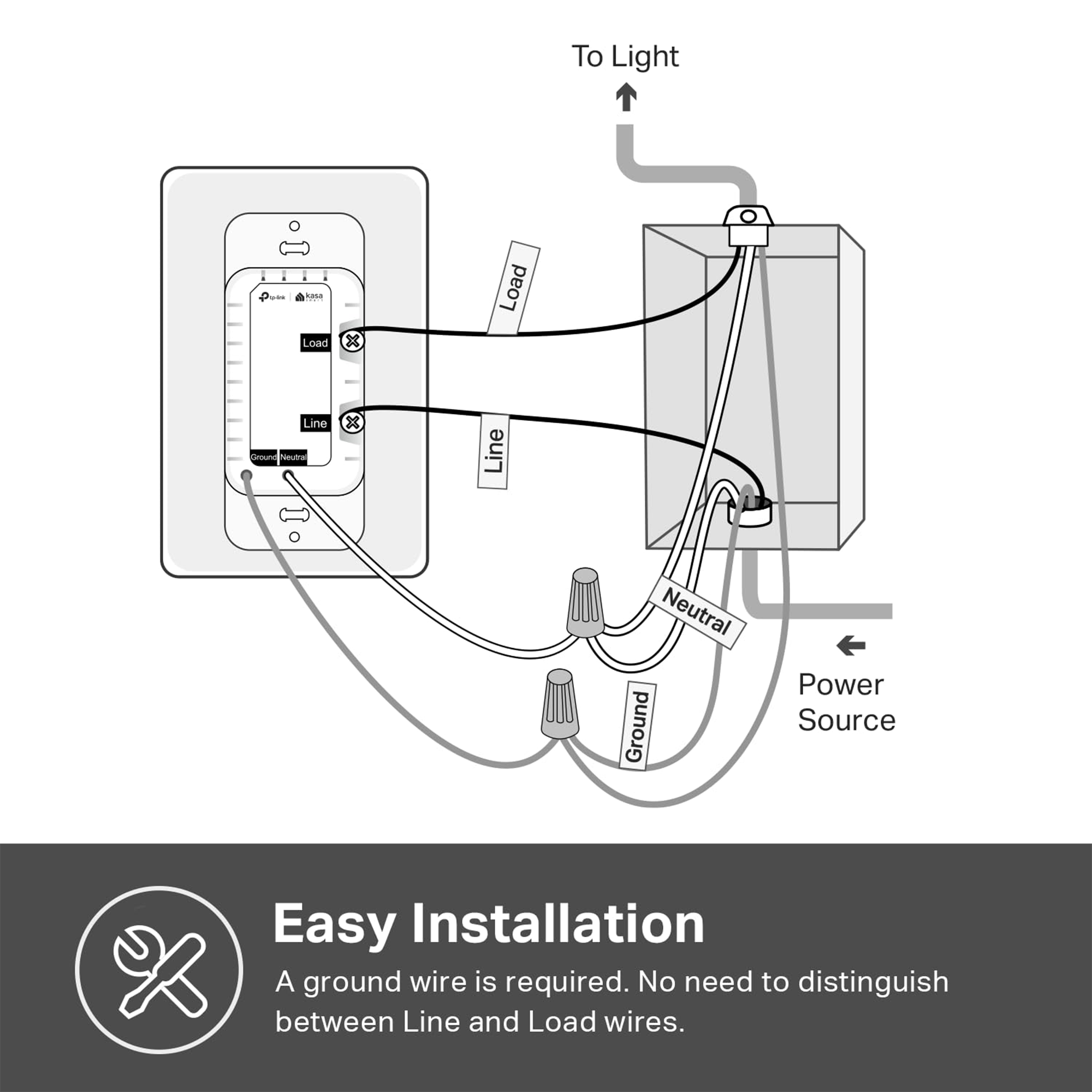 TP-Link Kasa Smart Wi-Fi Light Switch (3-Pack)