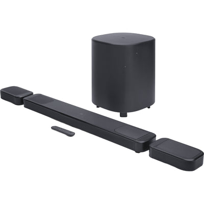 JBL Bar 1000MK2 7.1.4-Channel Soundbar With Detachable Surround Speakers and Wireless Subwoofer - JBLBAR1000M2BLKAM