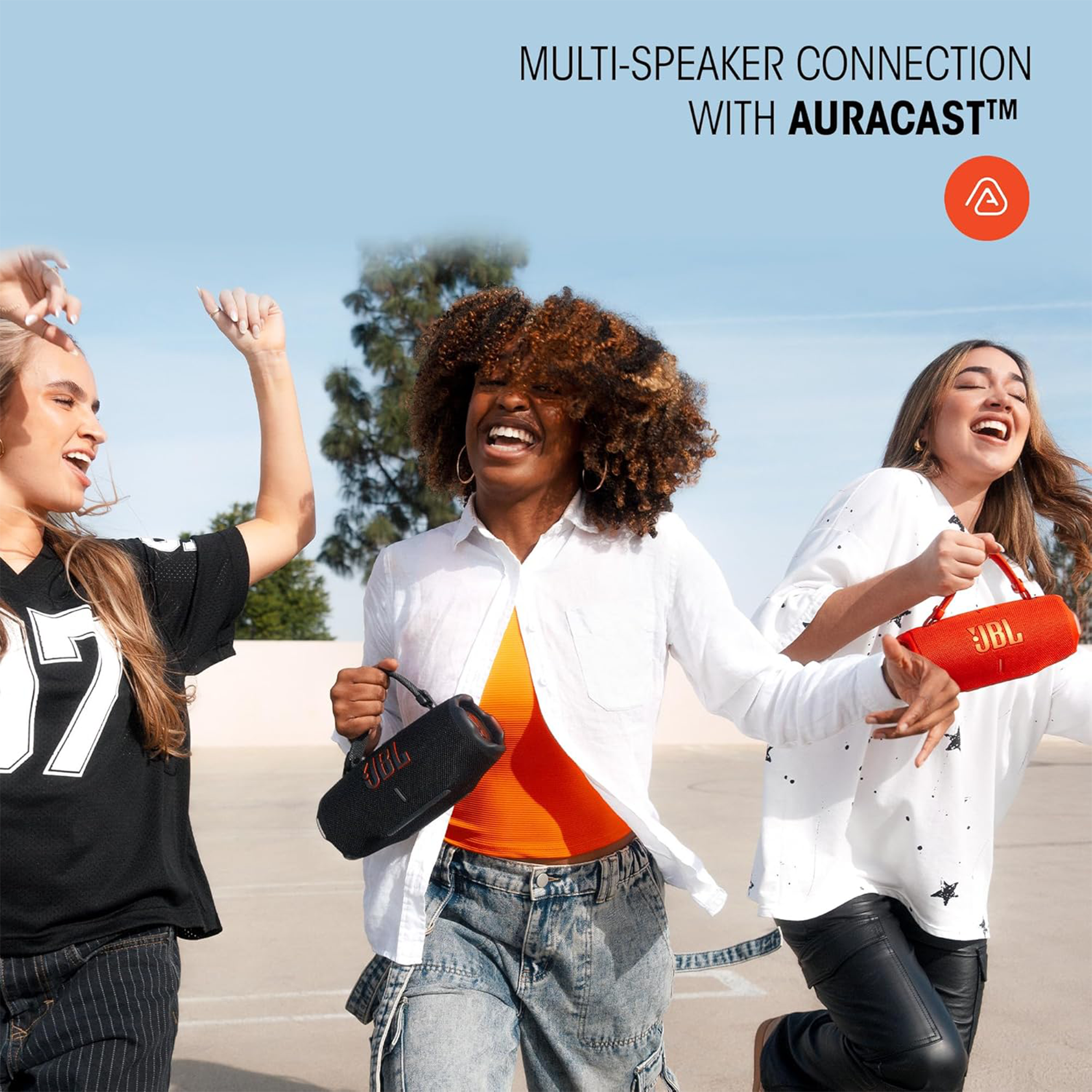 JBL Charge 6 Portable Bluetooth Speaker (Blue)