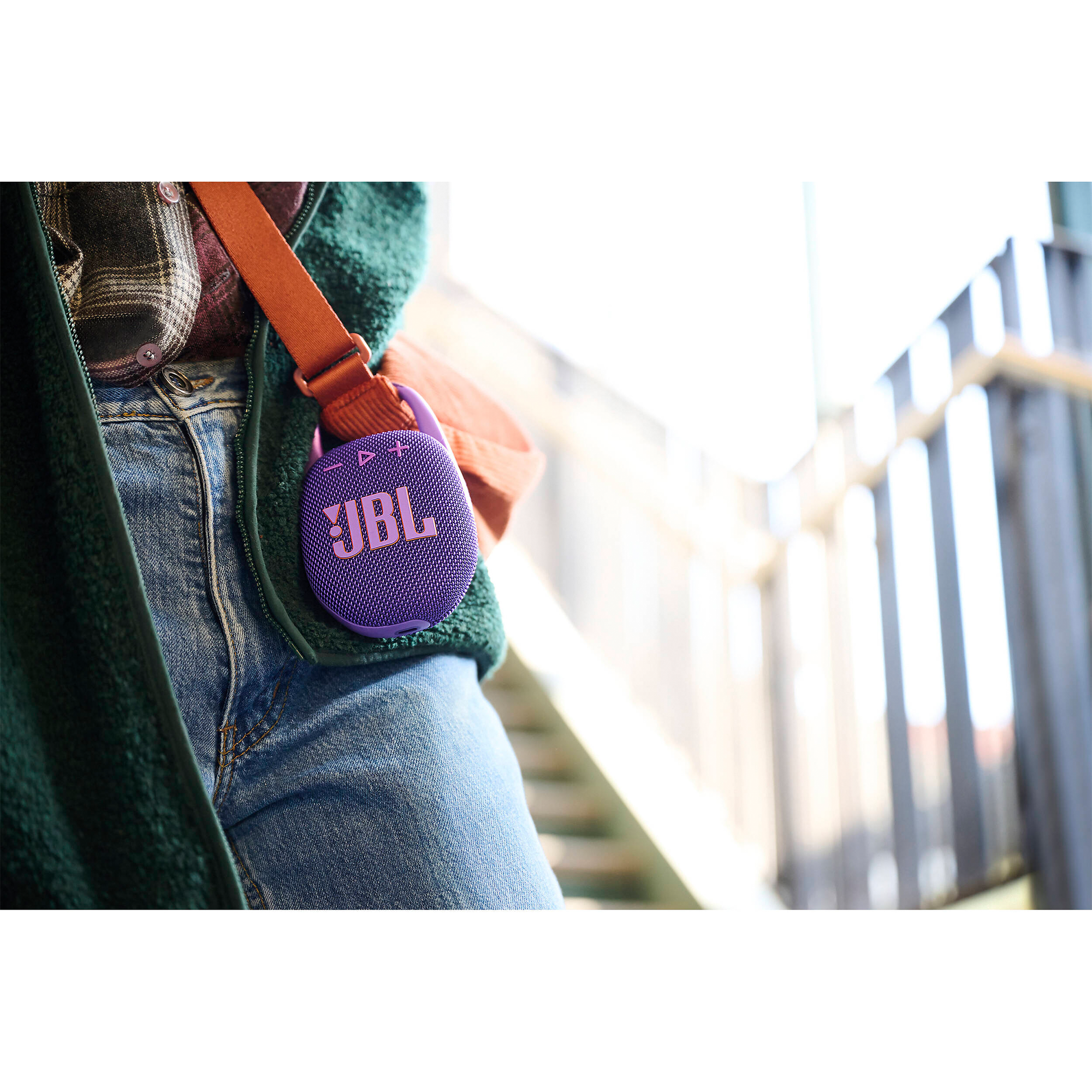 JBL Clip 5 Portable Waterproof Wireless Speaker (Purple)