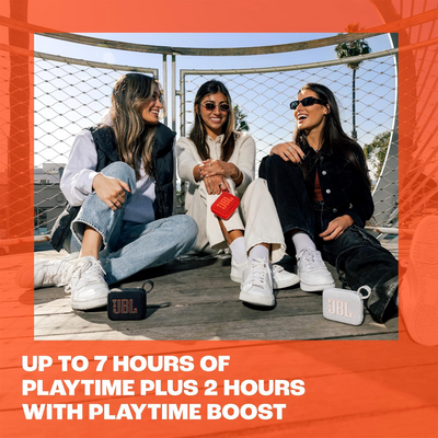 JBL Go 4 Waterproof Portable Bluetooth Speaker (Black)