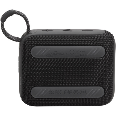 JBL Go 4 Waterproof Portable Bluetooth Speaker (Black)