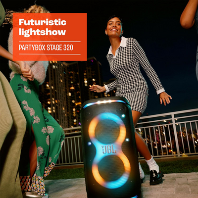 JBL PartyBox Stage 320 240W Wireless Party Speaker (Black)