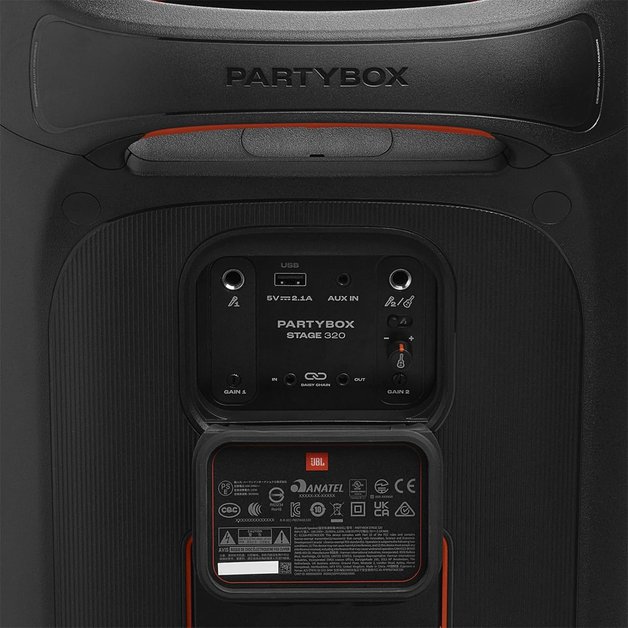 JBL PartyBox Stage 320 240W Wireless Party Speaker (Black)