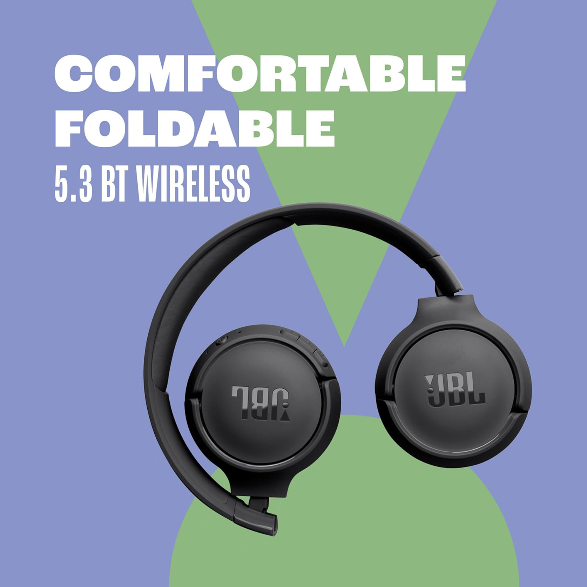 JBL Tune 520BT Wireless On-Ear Headphones (Black)