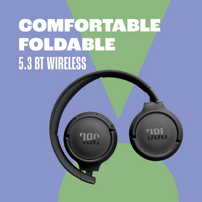 JBL Tune 520BT Wireless On-Ear Headphones (Black)