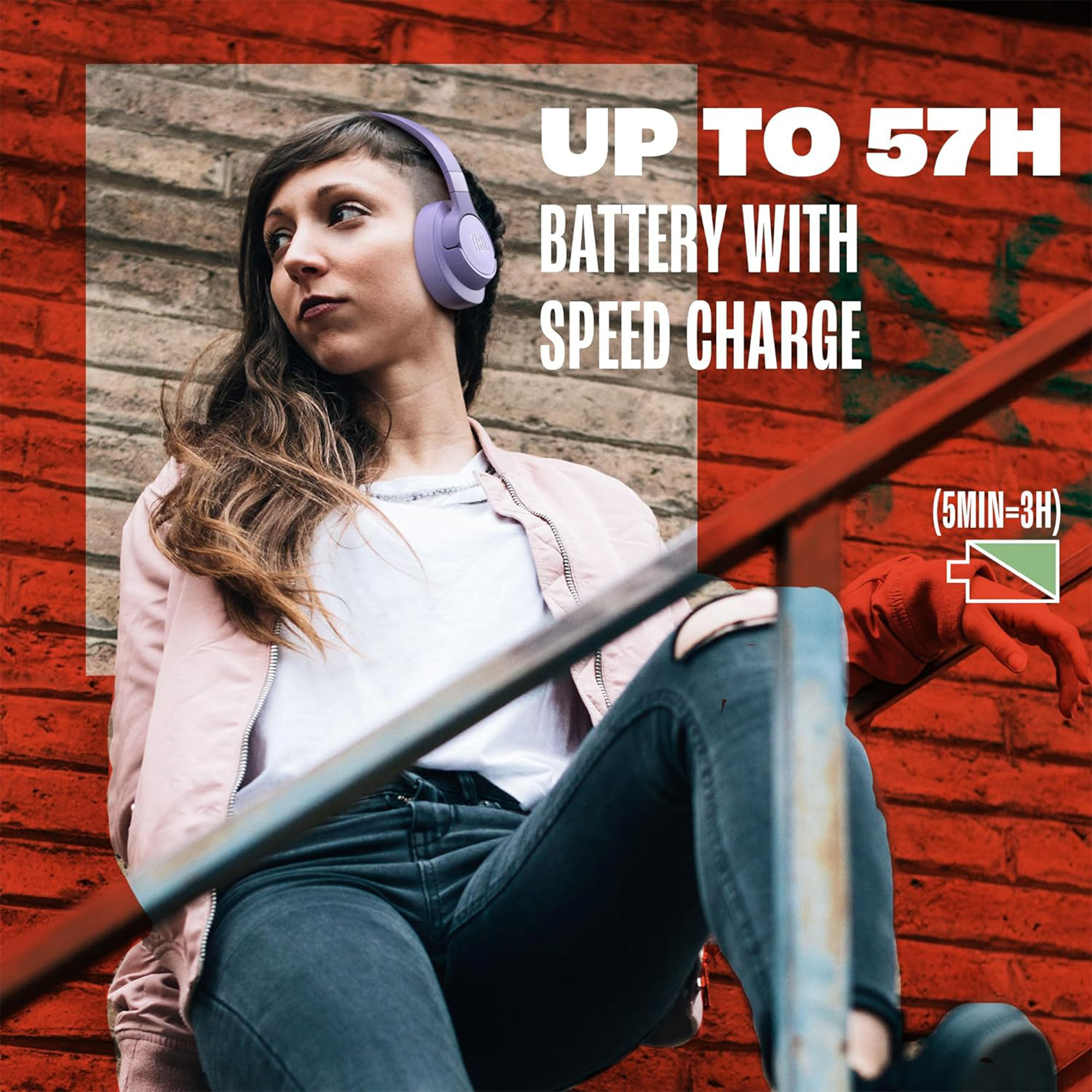 JBL Tune 720BT Over-Ear Wireless Headphones (Black)