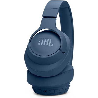 JBL Tune 770NC Adaptive Noise Cancelling Wireless Bluetooth Over-Ear Headphones with Mic/Remote (Blue)