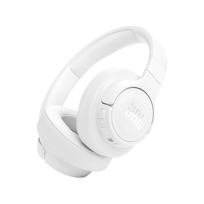 JBL Tune 770NC Adaptive Noise Cancelling Wireless Bluetooth Over-Ear Headphones with Mic/Remote (White)