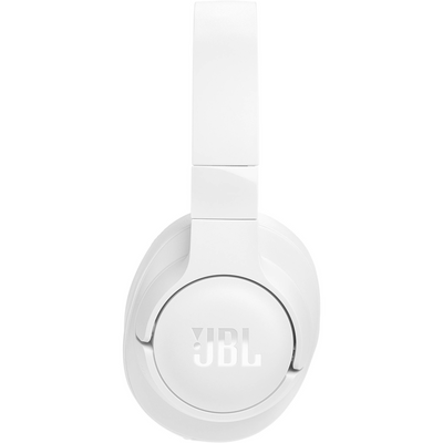 JBL Tune 770NC Adaptive Noise Cancelling Wireless Bluetooth Over-Ear Headphones with Mic/Remote (White)