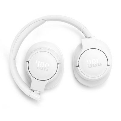 JBL Tune 770NC Adaptive Noise Cancelling Wireless Bluetooth Over-Ear Headphones with Mic/Remote (White)