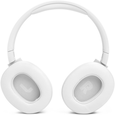JBL Tune 770NC Adaptive Noise Cancelling Wireless Bluetooth Over-Ear Headphones with Mic/Remote (White)