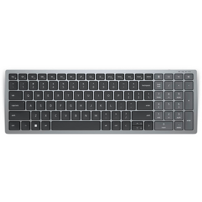 Dell KB740 Compact Multi-Device Wireless Keyboard - US English (Gray)