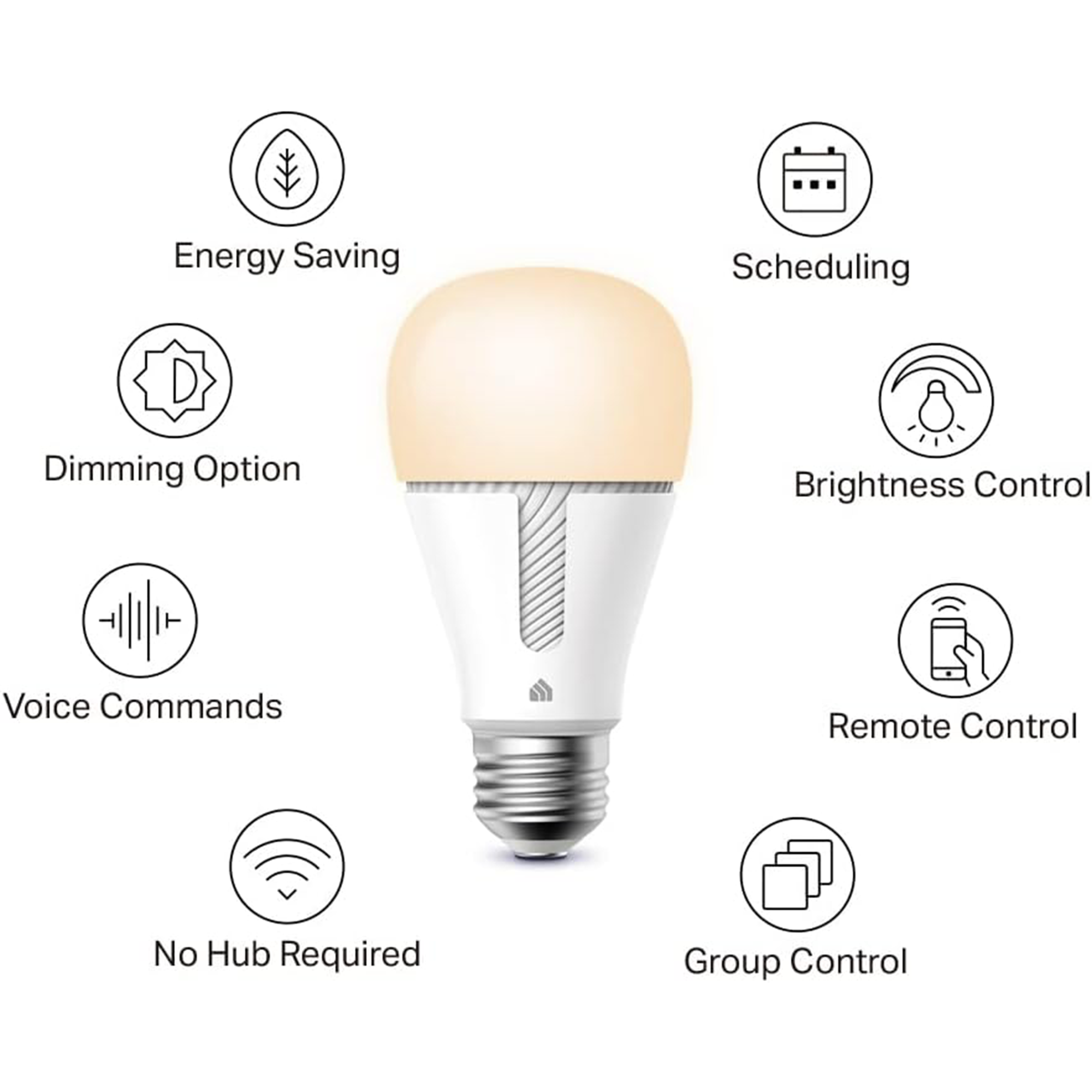 TP-Link KL110 Kasa Smart Light Bulb – Soft White (2700K) - A19 E26