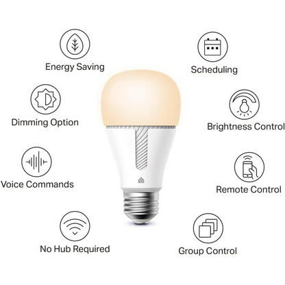 TP-Link KL110 Kasa Smart Light Bulb – Soft White (2700K) - A19 E26