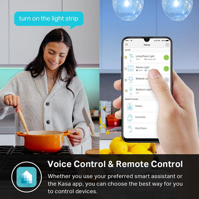 TP‑Link Kasa Smart LED Light Strip KL400L5 – 16.4′ RGB (Wi‑Fi)