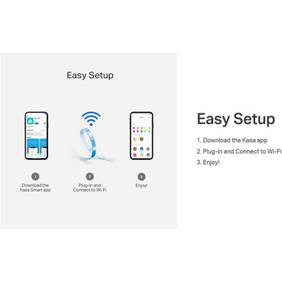 TP‑Link Kasa Smart LED Light Strip KL400L5 – 16.4′ RGB (Wi‑Fi)