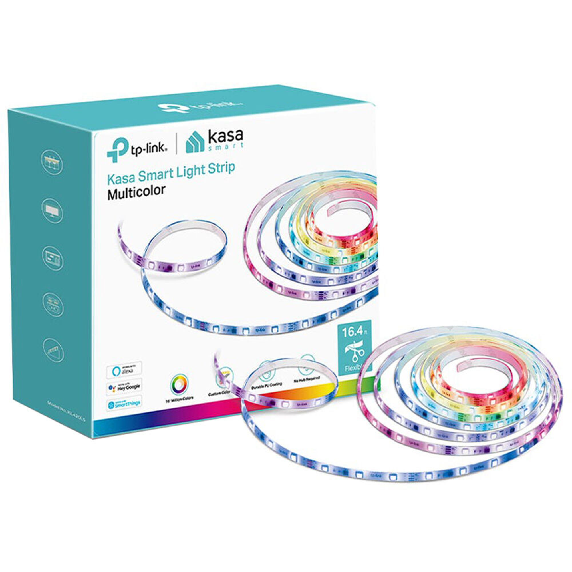 TP‑Link Kasa Smart LED Light Strip KL420L5 – 16.4′ RGBIC (Matter)