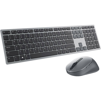 Dell Premier Multi-Device Wireless Keyboard and Mouse - KM7321WGY-US (Gray)