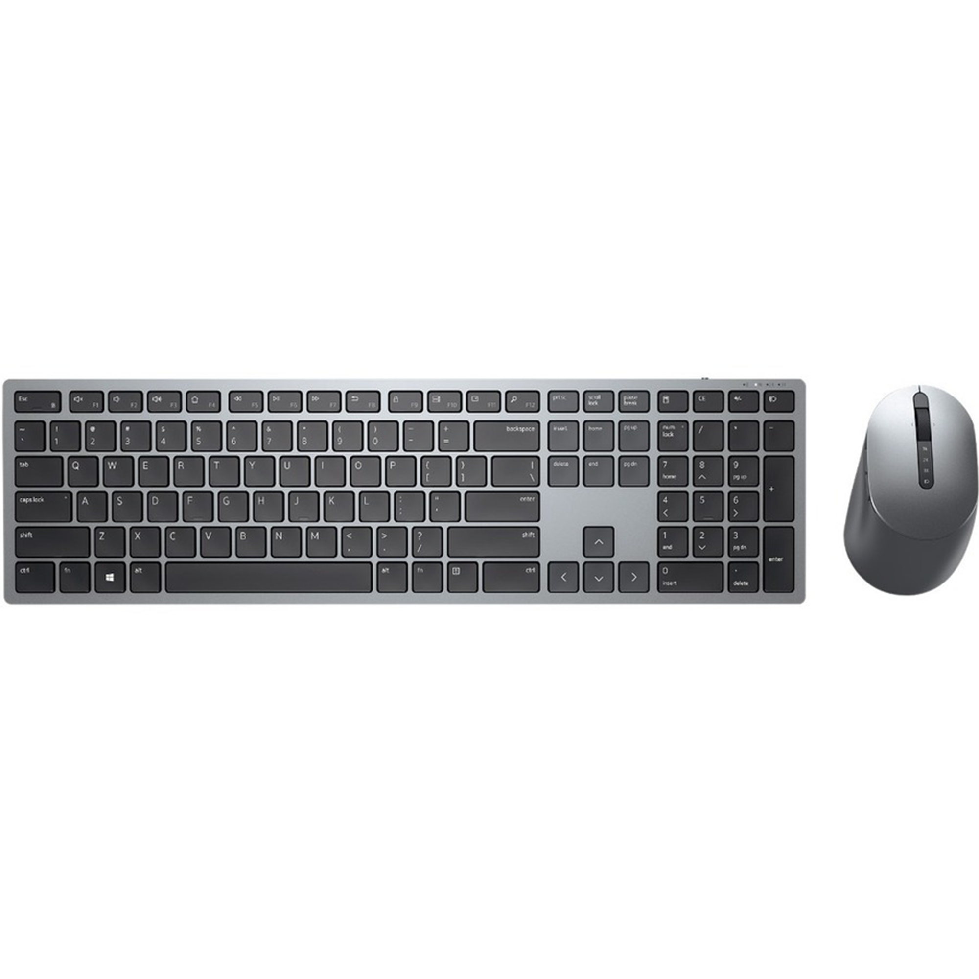 Dell Premier Multi-Device Wireless Keyboard and Mouse - KM7321WGY-US (Gray)