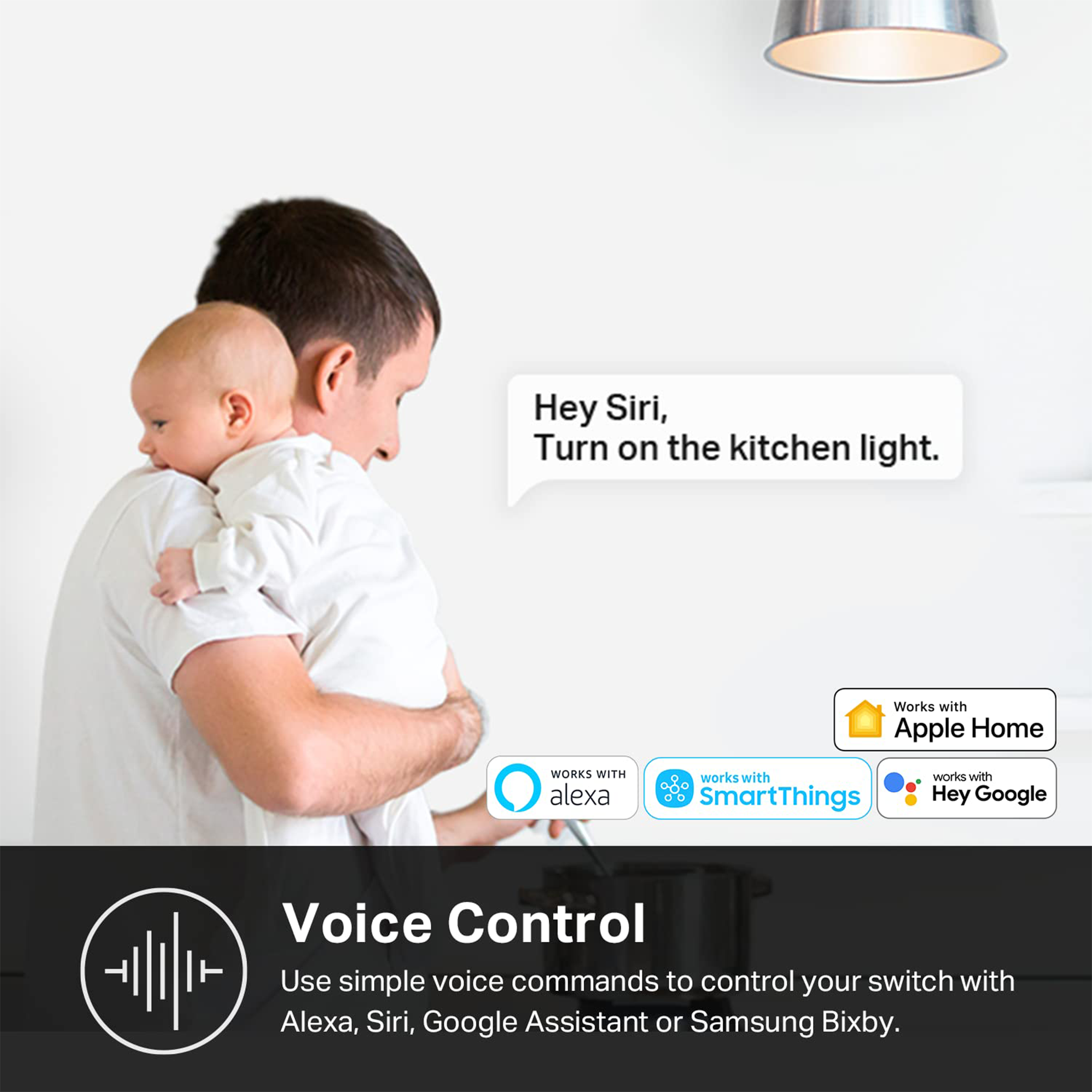 TP-Link KS200 Kasa Smart Wi-Fi Light Switch (3-Pack)