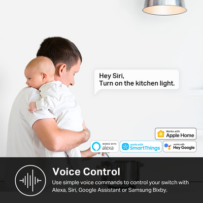 TP-Link KS200 Kasa Smart Wi-Fi Light Switch (3-Pack)