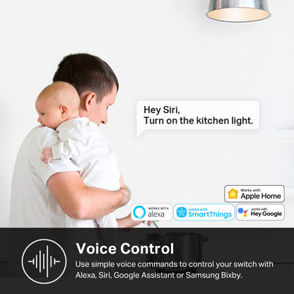 TP-Link KS200 Kasa Smart Wi-Fi Light Switch (3-Pack)